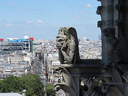 パリのパノラマ☆ノートルダムの塔に上ってみよう！ ノートルダム大聖堂 ノートルダム・ド・パリ ガーゴイル パノラマ展望