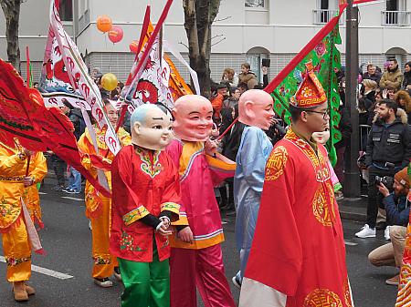 中華街のパレード