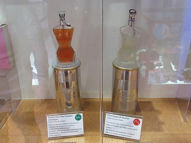 明らかに違うのはこちら、ジャン・ポール・ゴルチェの香水。右がニセモノです。