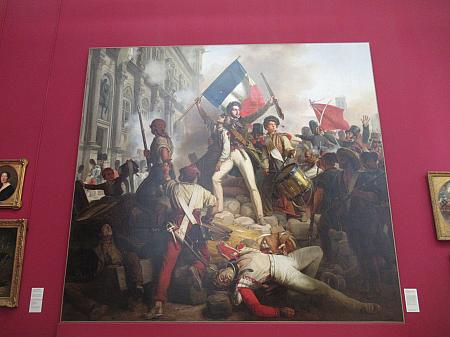 七月革命を題材にした「市庁舎の前での戦い」