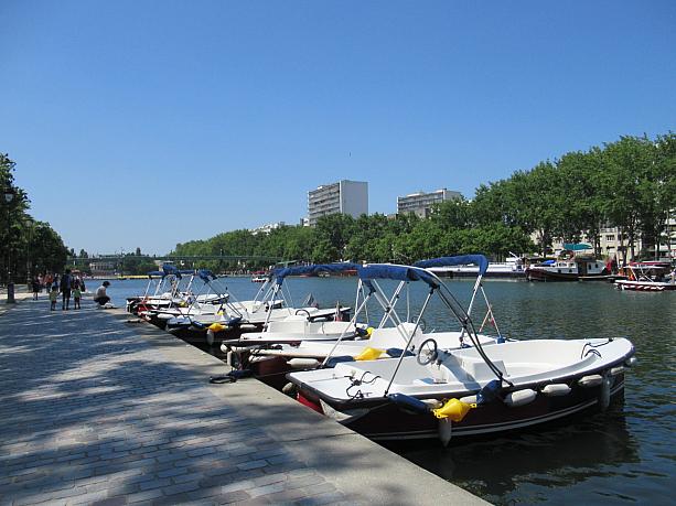 ラ・ヴィレット貯水池はパリジャンにも人気のウォーターフロント。