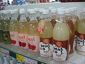 韓国でも最近人気のマッコリ！一般のマッコリに対して梨やりんごマッコリもありますよ！