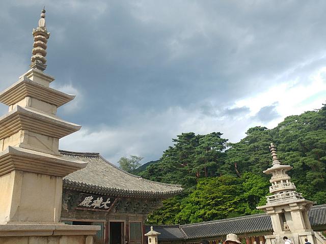 韓国、慶州、仏国寺の多宝塔コイン　1986