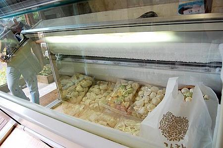 餃子も人気で冷凍の手作り餃子の販売もしています。