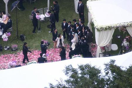 クォン・サンウ＆ソン・テヨン結婚式の模様！！