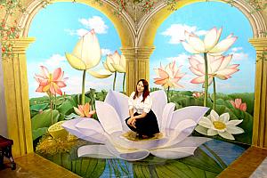 ☆蓮の花をボート代わりに～