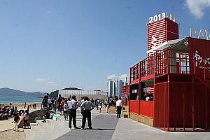 釜山国際映画祭ではビーチでもイベントが！