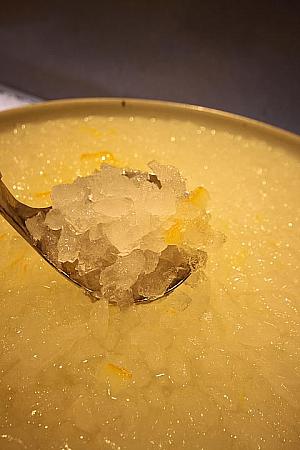 ＜柚子ファチェ＞<br>ビタミンC豊富な柚子のクラッシュ氷。