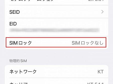 【設定】→【一般】→【情報】の【SIMロック】がSIMロックなしになっていればOKです。

