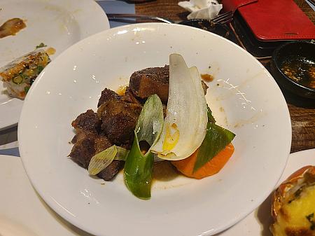 ホタテ貝柱のお刺身や牛肉の料理も！