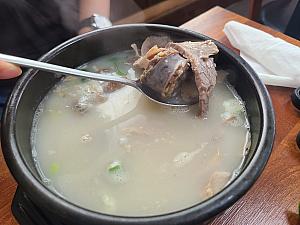 肉がたっぷり入って、スンデも大きい！