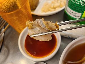 いろいろなタレにつけて食べましょう！