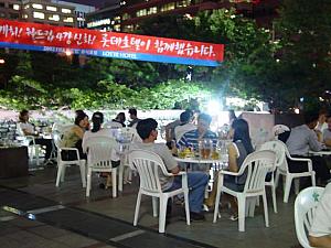 やっぱり夏も外で飲む！inソウル！