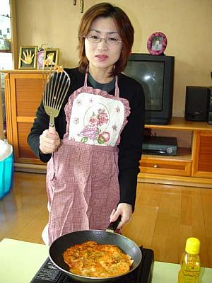 韓国料理教室「おたみが作るキムチ料理」