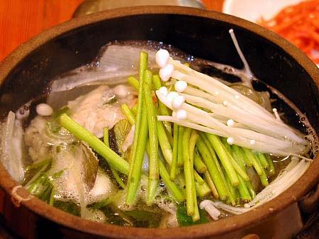 釜山の名物料理「ボックッ（フグチリ）」