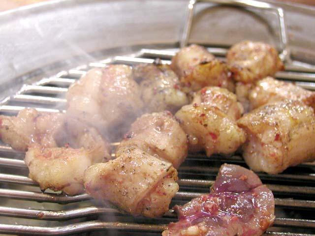 釜山の名物料理 ヤンコプチャン プサンナビ