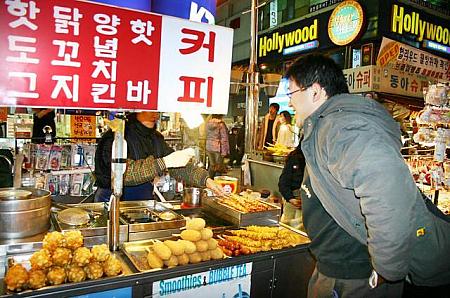 韓国の屋台食べ歩き in 釜山・南浦洞！