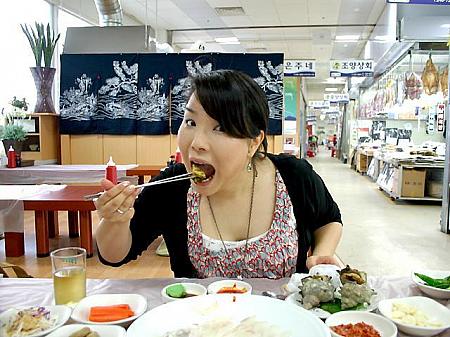 チャガルチ市場で刺身を食べよう！！（釜山）