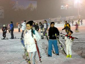 ソウル近郊のスキー場でナイタースキーに挑戦しました！【２００４年】