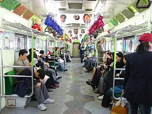 地下鉄２号線・サッカーテーマ列車「夢見るグラウンド」２００２