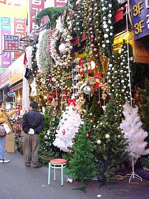 クリスマス前の南大門市場を歩いてみよう～２００１年１２月編