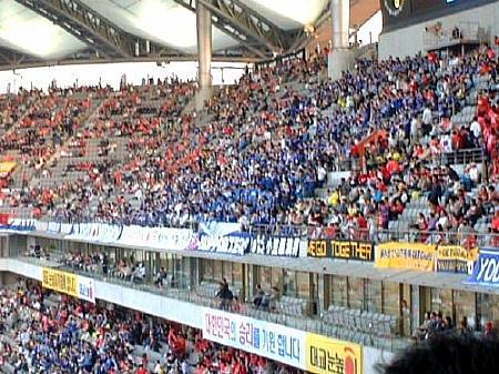２００３年４月１６日、韓国ｖｓ日本　サッカー親善試合