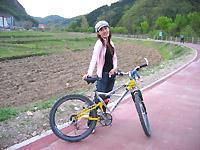 てんちゃんの江村（カンチョン）でサイクリング！