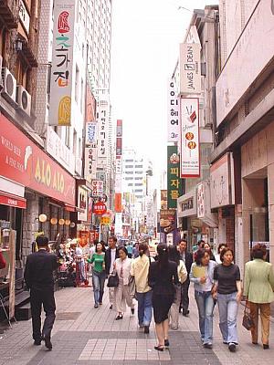 春の明洞と東大門市場を歩いてみよう！～２００４年５月編