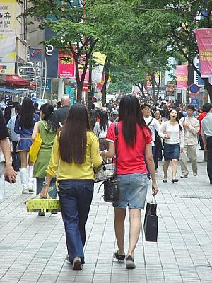 春の明洞と東大門市場を歩いてみよう！～２００４年５月編