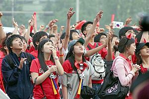 写真で見るワールドカップの応援 in ソウル、第２弾！【２００６年」