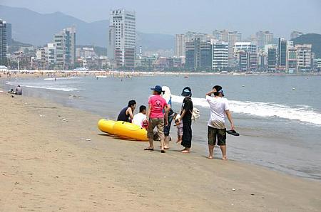 写真で見る釜山のビーチ2005