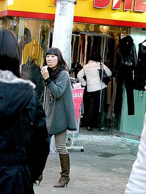 写真で見る釜山ファッションチェック！【２００７年１２月】 12月の服装１２月の服装