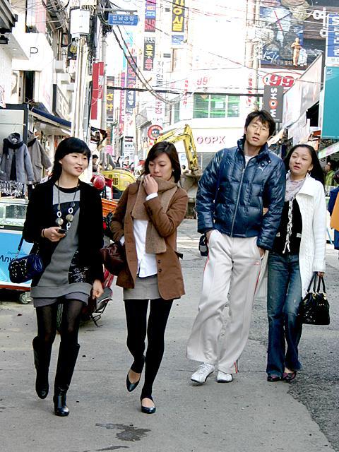 写真で見る釜山ファッションチェック ２００７年１２月 プサンナビ