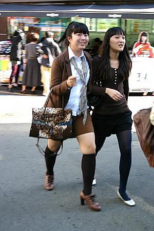 写真で見る釜山ファッションチェック！【２００８年１０月】 １０月の服装10月の服装
