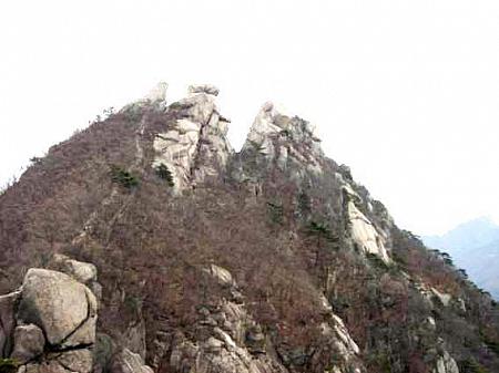 マッピー、｢北漢山・白雲台」に登る