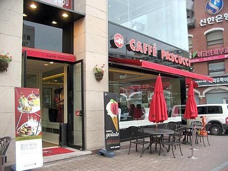狎鴎亭路沿いに人気のコーヒーショップがまた一つ誕生！「PASCUCCI」