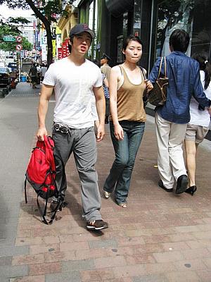 写真で見る明洞ファッションチェック！【２００８年８月】 ８月の服装8月の服装