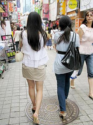 写真で見る明洞ファッションチェック！【２００８年８月】 ８月の服装8月の服装