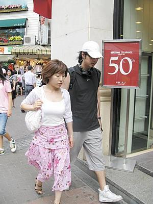 写真で見る明洞ファッションチェック！【２００８年８月】 ８月の服装8月の服装
