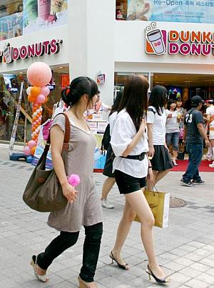 写真で見る明洞ファッションチェック！【２００８年８月】 ８月の服装8月の服装