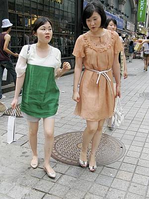 写真で見る明洞ファッションチェック！【２００８年８月】 ８月の服装8月の服装
