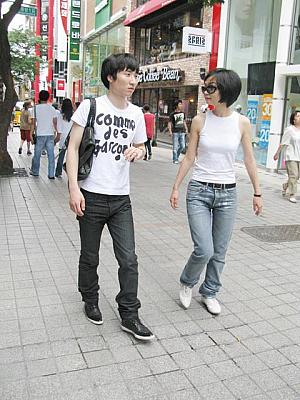 写真で見る明洞ファッションチェック！【２００８年８月】 ８月の服装8月の服装