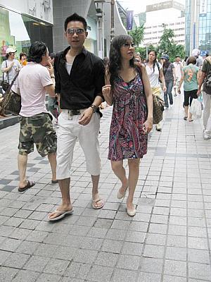写真で見る明洞ファッションチェック！【２００８年８月】 ８月の服装8月の服装