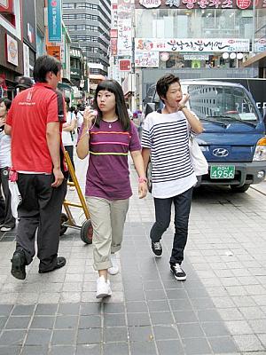 写真で見る明洞ファッションチェック！【２００８年８月】 ８月の服装8月の服装