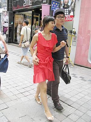 写真で見る明洞ファッションチェック！【２００８年８月】 ８月の服装8月の服装
