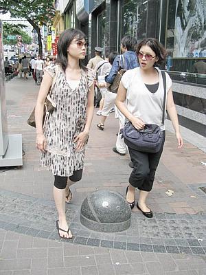 写真で見る明洞ファッションチェック！【２００８年８月】 ８月の服装8月の服装