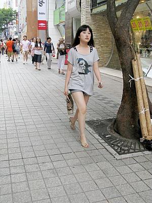 写真で見る明洞ファッションチェック！【２００８年８月】 ８月の服装8月の服装