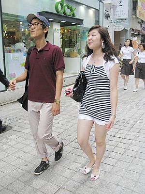 写真で見る明洞ファッションチェック！【２００８年８月】 ８月の服装8月の服装