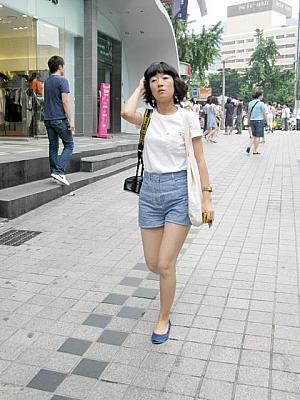 写真で見る明洞ファッションチェック！【２００８年８月】 ８月の服装8月の服装