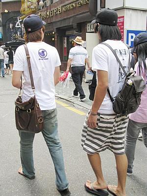 写真で見る明洞ファッションチェック！【２００８年８月】 ８月の服装8月の服装
